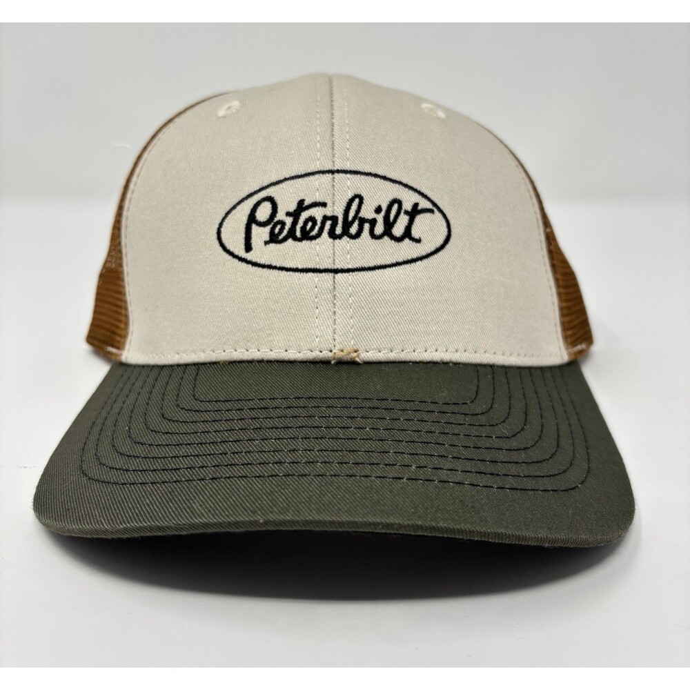 Peterbilt Motors Trucks Trucker Hillock Snapback Mesh Cap Hat NEW
